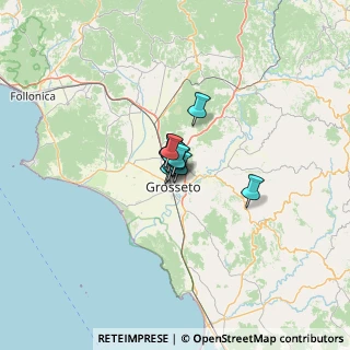 Mappa Via Annibale Spinelli, 58100 Grosseto GR, Italia (3.79583)