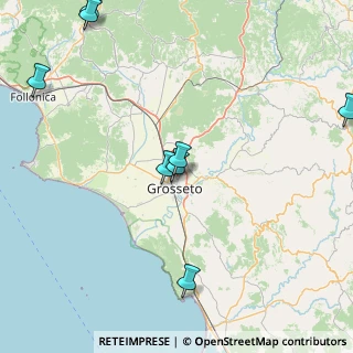 Mappa Via Annibale Spinelli, 58100 Grosseto GR, Italia (32.48385)
