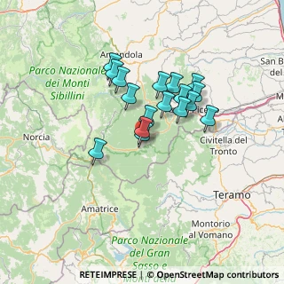 Mappa Frazione Paggese, 63095 Paggese-Santa Maria AP, Italia (11.01353)