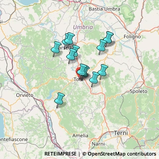 Mappa Parco Fluviale del Tevere, 06059 Todi PG, Italia (10.62714)