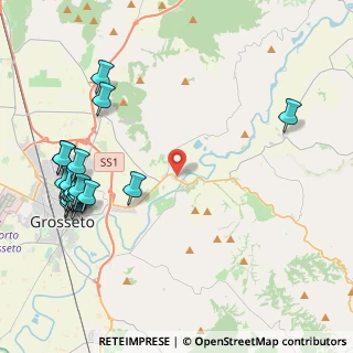 Mappa Via degli Olivi, 58100 Istia d'Ombrone GR, Italia (5.5705)