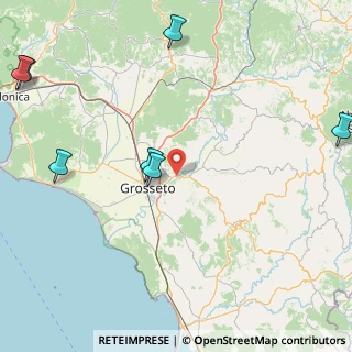 Mappa Via degli Olivi, 58100 Grosseto GR, Italia (36.22455)