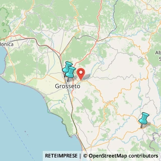Mappa Via degli Olivi, 58100 Grosseto GR, Italia (54.38429)