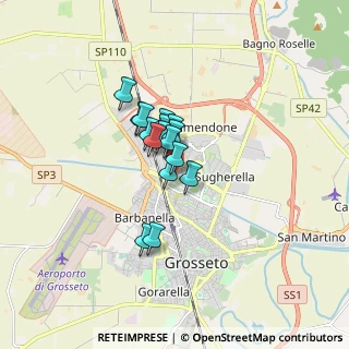 Mappa Via India, 58100 Grosseto GR, Italia (1.0275)