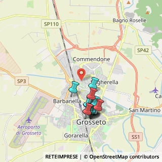 Mappa Via India, 58100 Grosseto GR, Italia (1.84071)