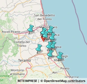 Mappa Via della Stella, 64018 Tortoreto TE, Italia (8.23091)