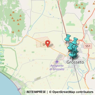 Mappa Localita' Marrucheto, 58100 Grosseto GR, Italia (4.72636)