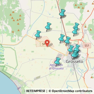 Mappa Localita' Marrucheto, 58100 Grosseto GR, Italia (4.71643)