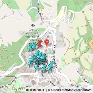 Mappa Via di Borgo Nuovo, 06059 Todi PG, Italia (0.2515)