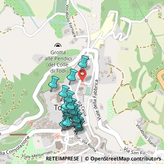 Mappa Via di Borgo Nuovo, 06059 Todi PG, Italia (0.271)