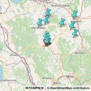 Mappa Via di Borgo Nuovo, 06059 Todi PG, Italia (12.96167)