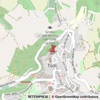 Mappa Via del seminario 15, 06059 Todi, Perugia (Umbria)