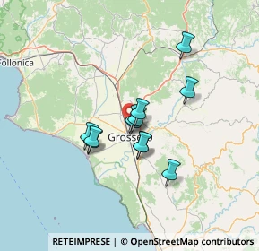 Mappa Via Lituania, 58100 Grosseto GR, Italia (9.76167)