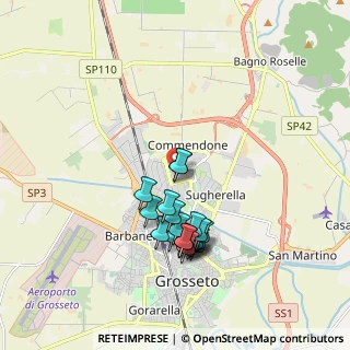 Mappa Via Lituania, 58100 Grosseto GR, Italia (1.774)