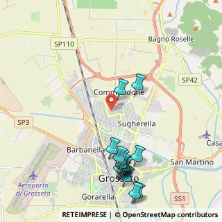 Mappa Via Lituania, 58100 Grosseto GR, Italia (2.55125)