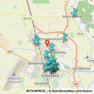Mappa Via Lituania, 58100 Grosseto GR, Italia (2.08316)
