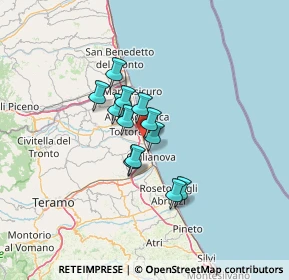 Mappa Via Torino, 64018 Tortoreto Lido TE, Italia (8.83333)