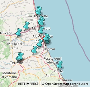 Mappa Via Torino, 64018 Tortoreto Lido TE, Italia (14.09688)