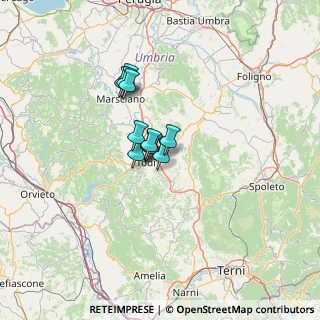 Mappa Località Collina, 06059 Todi PG, Italia (7.91667)