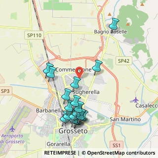 Mappa Via Giovanni Falcone, 58100 Grosseto GR, Italia (2.27211)