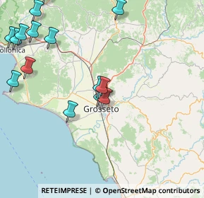 Mappa Via Giovanni Falcone, 58100 Grosseto GR, Italia (21.29067)