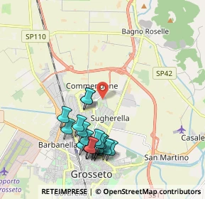 Mappa Complesso Residenziale Il Borgo, 58100 Grosseto GR, Italia (2.1365)