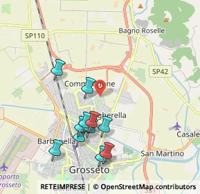 Mappa Complesso Residenziale Il Borgo, 58100 Grosseto GR, Italia (2.02273)