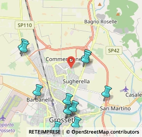 Mappa Complesso Residenziale Il Borgo, 58100 Grosseto GR, Italia (2.60583)