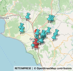 Mappa Complesso Residenziale Il Borgo, 58100 Grosseto GR, Italia (10.724)
