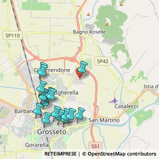 Mappa Via Genova, 58100 Grosseto GR, Italia (2.49471)