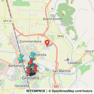 Mappa Via Genova, 58100 Grosseto GR, Italia (3.01357)