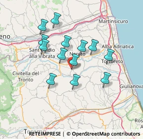 Mappa Via Vittorio Emanuele II, 64027 Sant'Omero TE, Italia (6.21615)