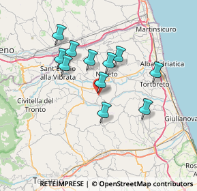 Mappa Via Vittorio Emanuele II, 64027 Sant'Omero TE, Italia (6.23818)