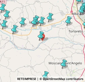 Mappa Via Mediana, 64027 Sant'Omero TE, Italia (6.591)