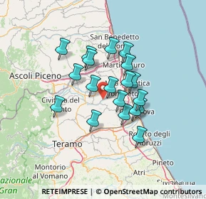 Mappa Via Mediana, 64027 Sant'Omero TE, Italia (10.75)