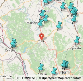 Mappa Via Montecristo, 06059 Todi PG, Italia (24.999)