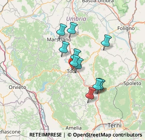Mappa Via Montecristo, 06059 Todi PG, Italia (10.91)