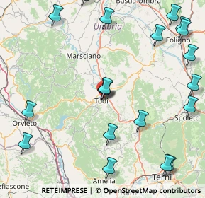 Mappa Via Montecristo, 06059 Todi PG, Italia (22.8445)