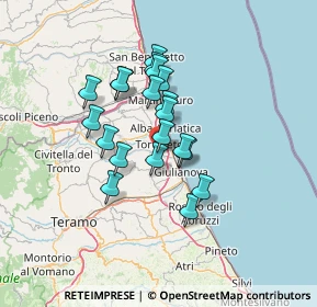 Mappa Contrada Salino km 3, 64018 Tortoreto TE, Italia (10.769)