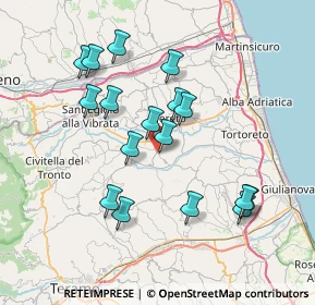 Mappa Via Roma, 64027 Sant'Omero TE, Italia (7.34353)