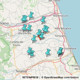 Mappa Via Camillo Benso Conte di Cavour, 64027 Sant'Omero TE, Italia (7.34353)