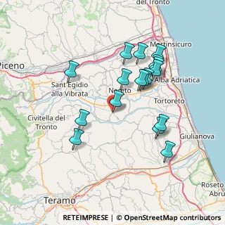 Mappa Via Camillo Benso Conte di Cavour, 64027 Sant'Omero TE, Italia (7.22765)
