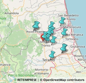 Mappa Via Carlo Rosselli, 64010 Civitella del Tronto TE, Italia (10.29846)