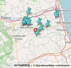 Mappa Via tario rufo, 64012 Campli TE, Italia (6.45083)