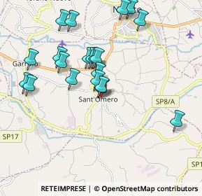 Mappa SP12, 64027 Sant'Omero TE, Italia (1.9815)