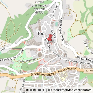 Mappa Circonvallazione Orvietana, 7, 06059 Todi, Perugia (Umbria)
