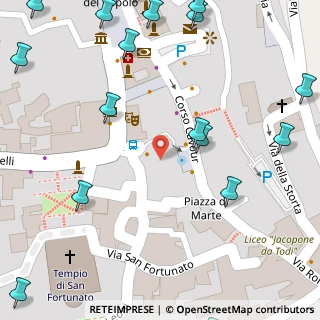 Mappa Piazza Bartolomeo D'Alviano, 06059 Todi PG, Italia (0.1175)