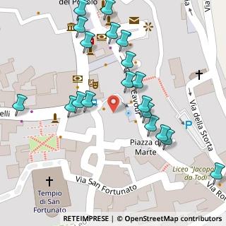 Mappa Piazza Bartolomeo D'Alviano, 06059 Todi PG, Italia (0.0775)