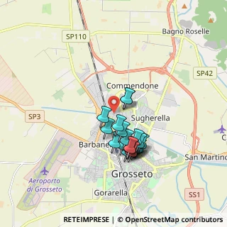 Mappa Piazzale Cambogia, 58100 Grosseto GR, Italia (1.54)