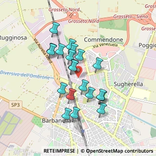 Mappa Piazzale Cambogia, 58100 Grosseto GR, Italia (0.8045)